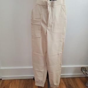 Zara Faux Jogger Pants